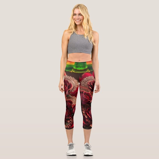 Cosmic Comfort for Your Active Lifestyle leggings (Front)