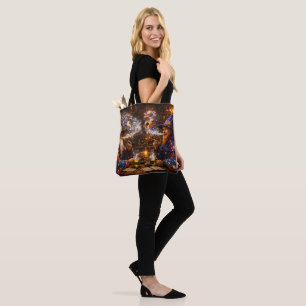 Cosmic composers, Galactic wizardry and musical sm Tote Bag