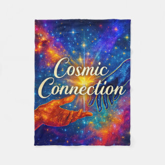 🪐 Cosmic Connection Fleece Blanket 30x40