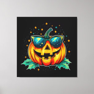 Cosmic Cool Jack-O-Space Canvas Print