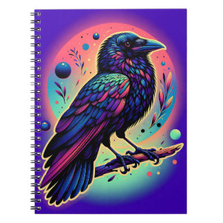 Cosmic Crow Glow Notebook