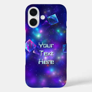 Cosmic Cubes iPhone 16 Case