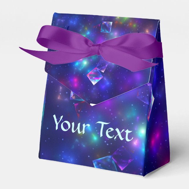 Cosmic Cubes Favor Box (Front Side)