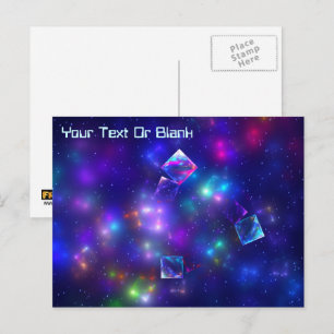 Cosmic Cubes Postcard