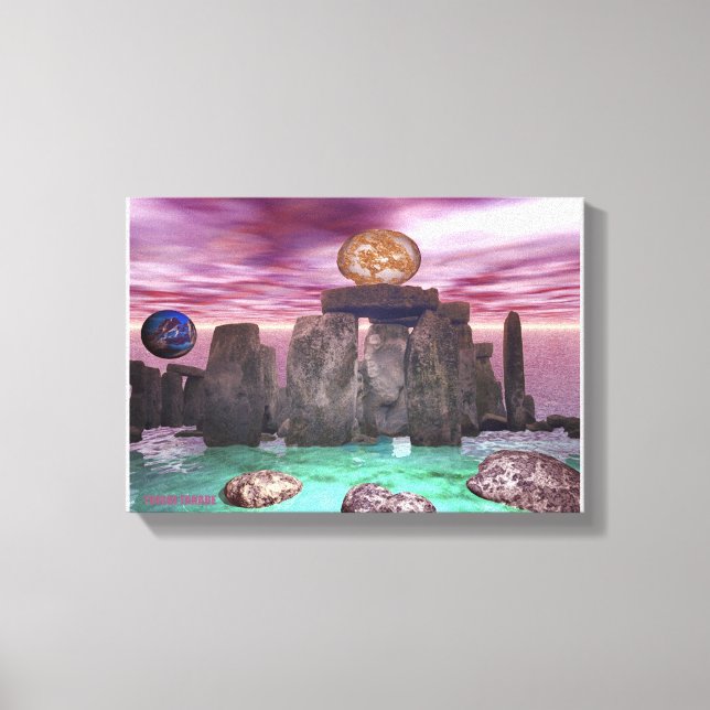 Cosmic Dance 3 Canvas Print (Front)