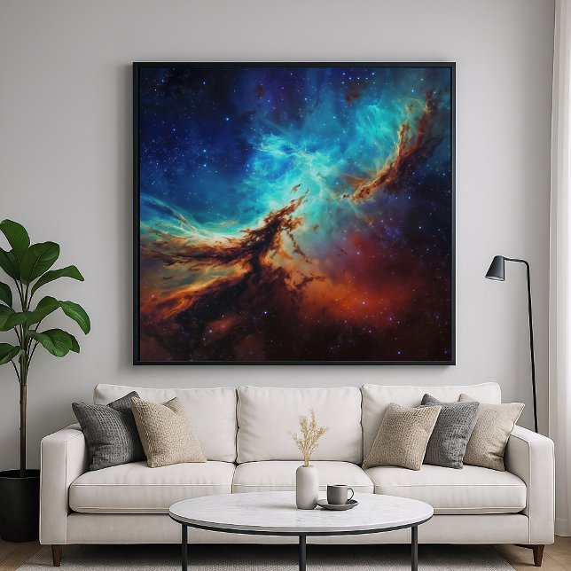 Cosmic Dance - Painterly Style Space Art Poster (Creator Uploaded)