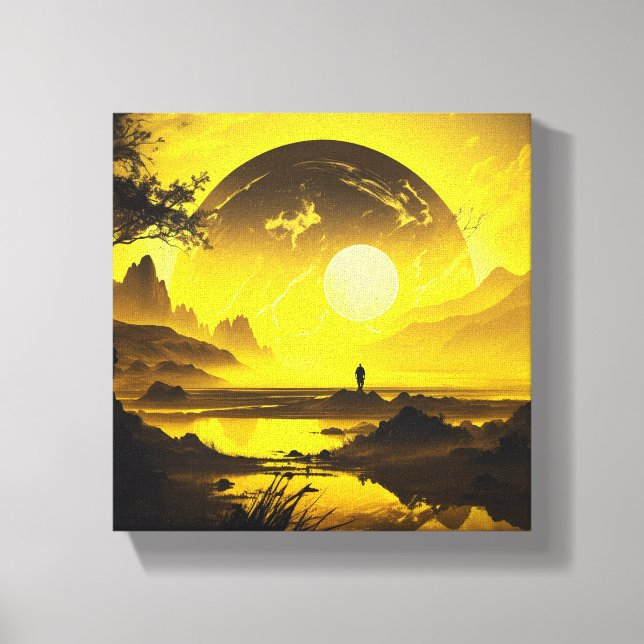 Cosmic Dawn Canvas Print (Front)