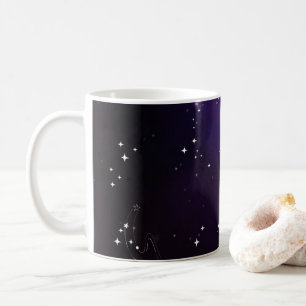 Cosmic Deep Purple Outer Space Galaxy Coffee Mug