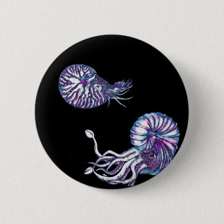 Cosmic Deep Sea Creatures 2 Inch Round Button
