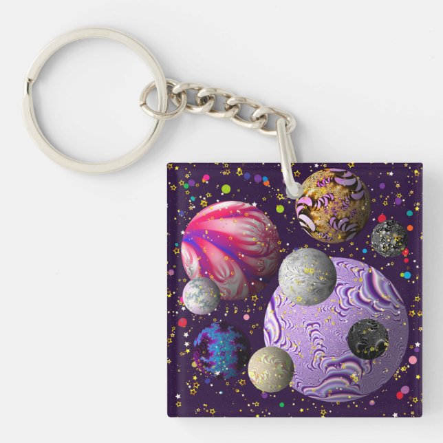 Cosmic Delight Keychain (Front)
