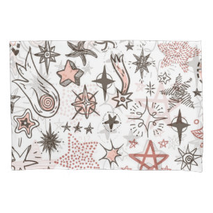 Cosmic Doodles: Stars and Comets Pillowcase