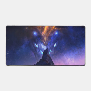 Cosmic Dragon Gaming Desk Mat Customizable