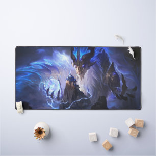 Cosmic Dragon Gaming Desk Mat Customizable