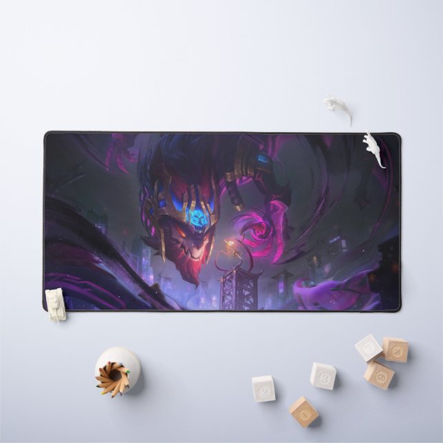 Cosmic Dragon Gaming Desk Mat | Personnalisable  (Tableau pour enfants)