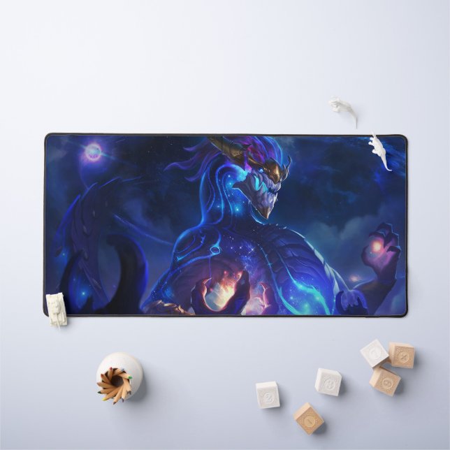 Cosmic Dragon Gaming Desk Mat | Personnalisable  (Tableau pour enfants)