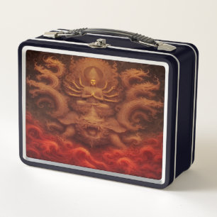 Cosmic Dragon Metal Lunch Box