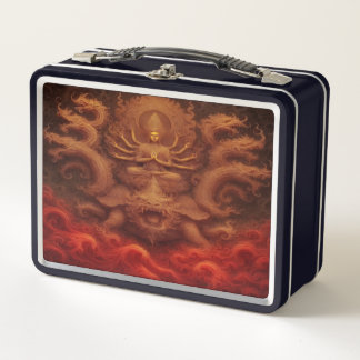Cosmic Dragon Metal Lunch Box