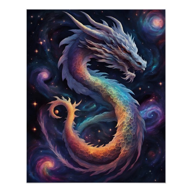 cosmic dragon poster (Front)