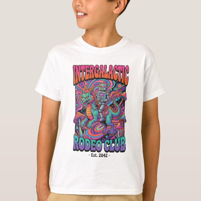 Cosmic Dragon Rider T-Shirt (Front)