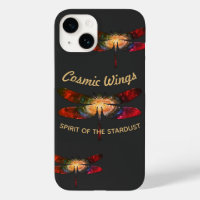 Cosmic Dragonfly • Galaxy Wings & Nebula Trails