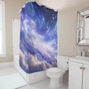Cosmic Dreamscape: Swirling Nebula & Starry Night