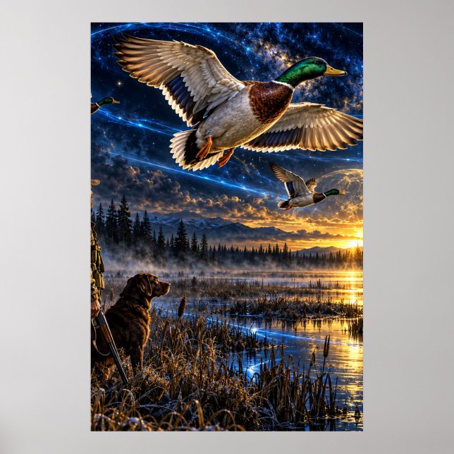 Cosmic Duck Hunter Poster (Front)