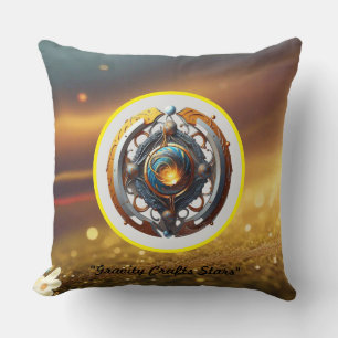 "Cosmic Embryo" Throw Pillow