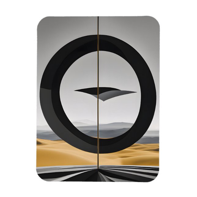 Cosmic Encounter in the Abstract Desert Magnet (Vertical)
