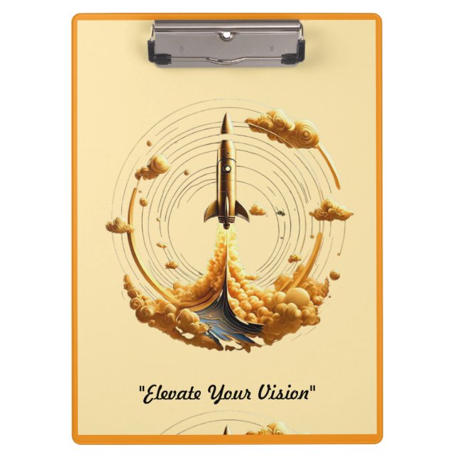 "Cosmic Exploration Unveiled" Clipboard (Front)