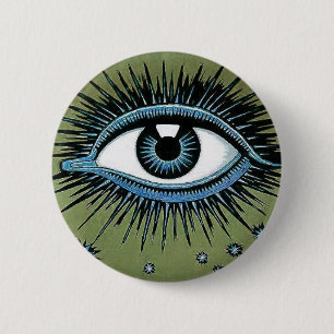 COSMIC EYE 2 INCH ROUND BUTTON