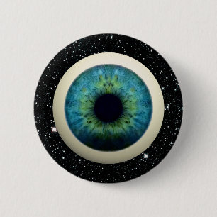 COSMIC EYE (A great novelty item!) ~ 2 Inch Round Button