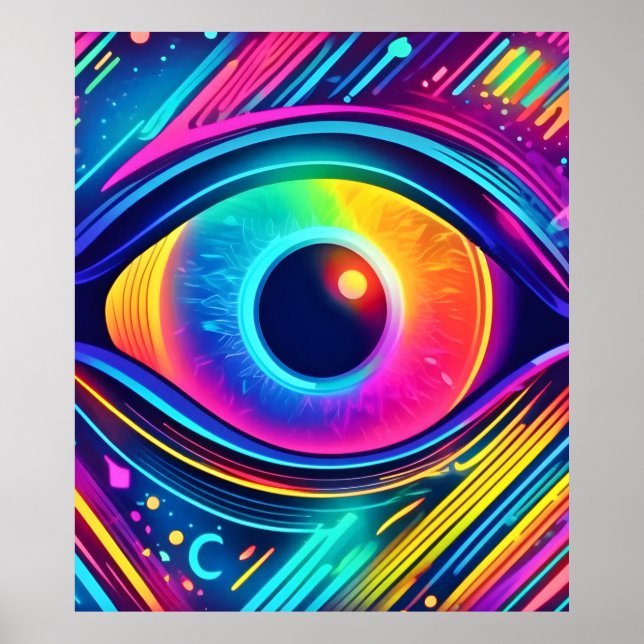 Cosmic Eye of Dreams Poster (Front)
