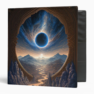 Cosmic Fantasy Space Landscape 3 Ring Binder
