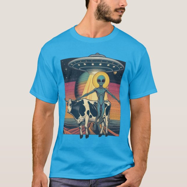 Cosmic Farm Abduction T-Shirt (Front)