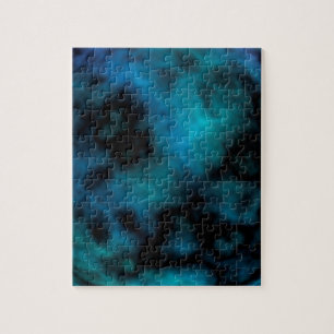 Cosmic Faux Blue Marble Jigsaw Puzzle