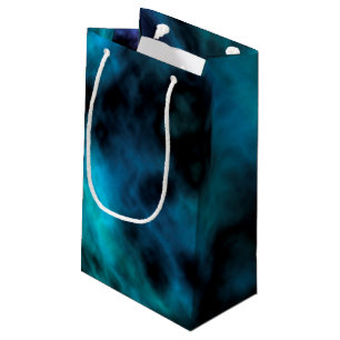 Cosmic Faux Blue Marble Small Gift Bag