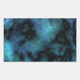 Cosmic Faux Blue Marble Sticker