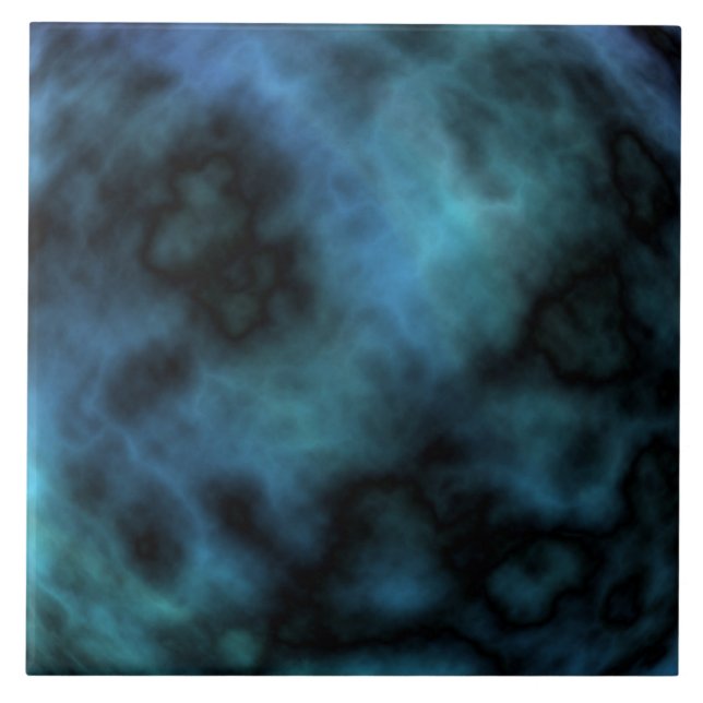 Cosmic Faux Blue Marble Tile (Front)