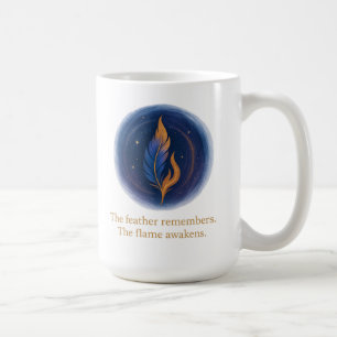 Cosmic Feather Coffee Mug