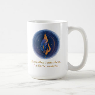 Cosmic Feather  Coffee Mug