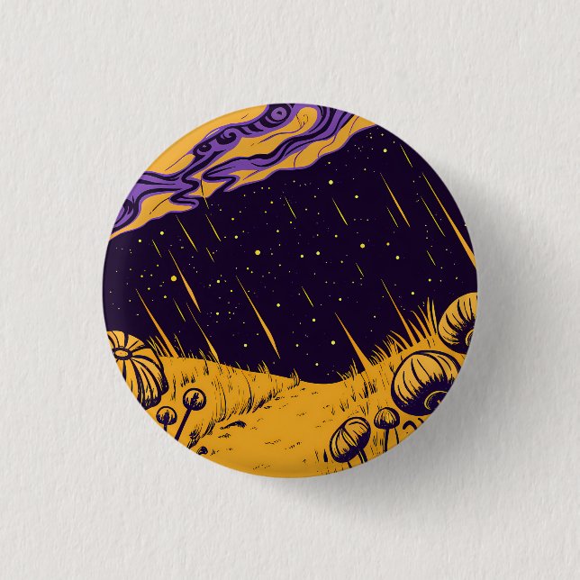Cosmic Fields 1 Inch Round Button (Front)