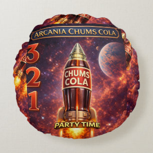 Cosmic fizz, Arcadia chum: round Pillow