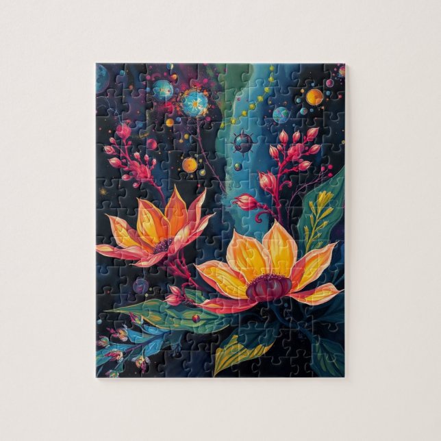 COSMIC FLORA JIGSAW PUZZLE (Vertical)