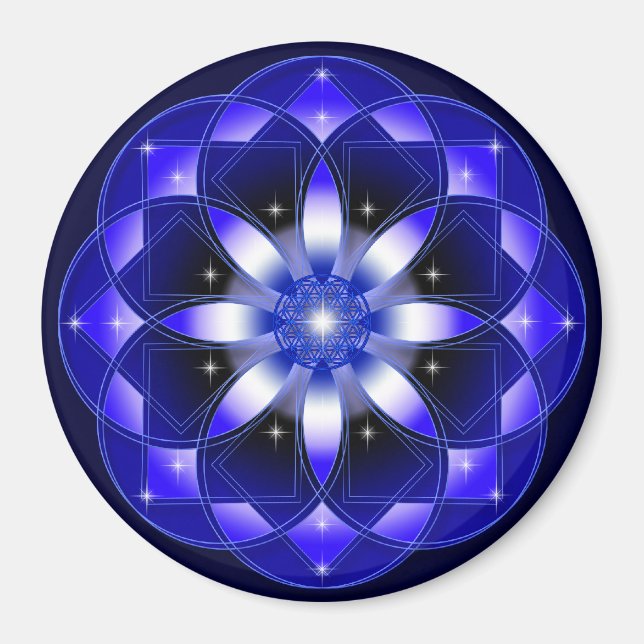 Cosmic Flower Magnet (Front)