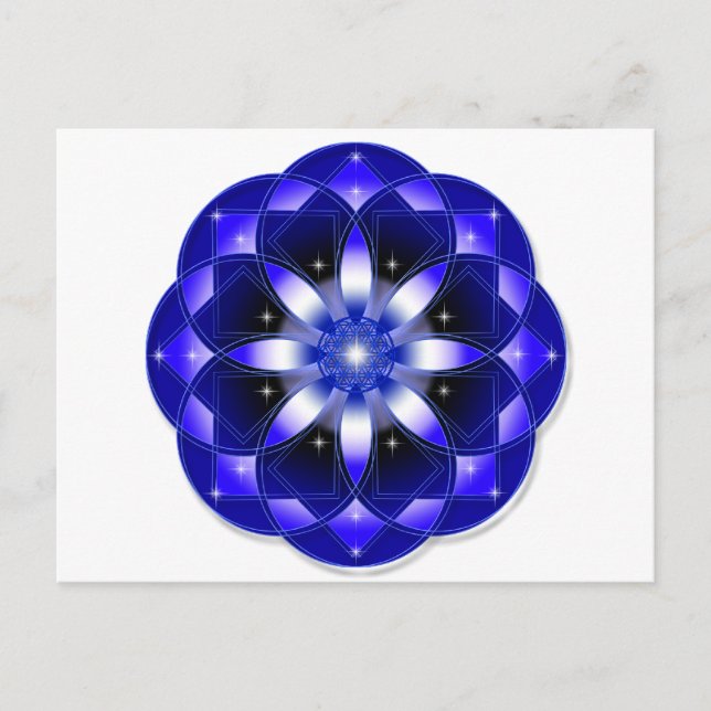 Cosmic Flower Postcard (Front)