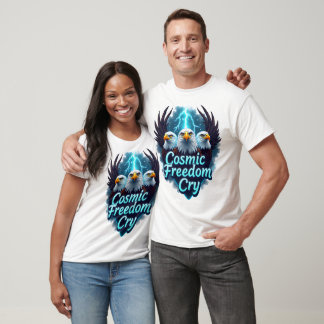 Cosmic Freedom Cry — Triple Eagle Lightning Tee