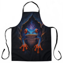 Cosmic Frog – Unique Kitchen Apron