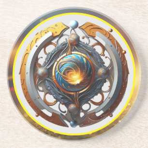 "Cosmic Fusion" Coaster
