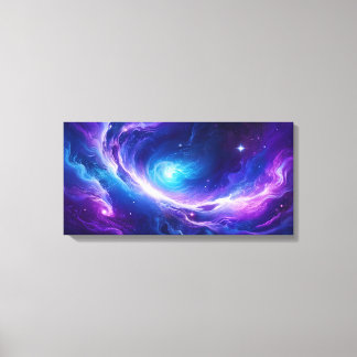 Cosmic Galaxy Art Canvas Print