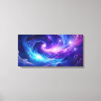 Cosmic Galaxy Art Canvas Print